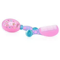 Nuby Grooming*Luv 'N Care Comb & Brush Set, Colors May Vary