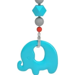 Nuby Rattles & Teethers*0M+ Silicone Beaded Pacifier Holder With Teether - Assorted