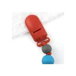 Nuby Rattles & Teethers*0M+ Silicone Beaded Pacifier Holder With Teether - Assorted