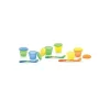 Nuby Food Jars & Snack Cups|Dishes, Utensils & Food Containers*4Pk Storage Bowls W/Lid&Spoon - Colors May Vary