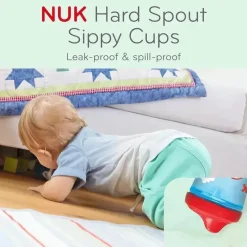 Nuk Straw, Sippy & Training Cups|Dishes, Utensils & Food Containers*- Advanced Hard Spout Spill Proof Sippy Cup, 10 oz. Pack of 2