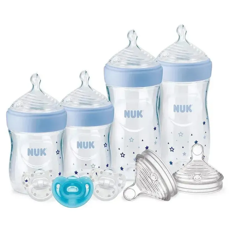Nuk Gifts From $25 To $50|Feeding Gift Set*- Baby Boy Bottles Simply Natural Gift Set