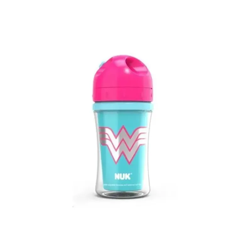 Nuk Straw, Sippy & Training Cups|Dishes, Utensils & Food Containers*- Cup Justice League Straw 9 Oz 1 Pk, Girl