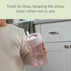 Nuk Straw, Sippy & Training Cups|Dishes, Utensils & Food Containers*- For Nature Everlast Weighted Straw Cup, 10 Oz
