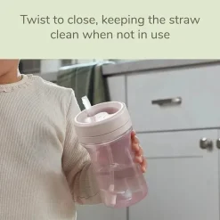 Nuk Straw, Sippy & Training Cups|Dishes, Utensils & Food Containers*- for Nature Everlast Weighted Straw Cup, BPA Free, Spill Proof Sippy Cup