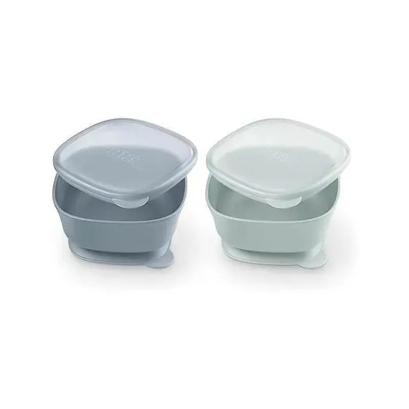 Nuk Plates & Bowls|Dishes, Utensils & Food Containers*- For Nature 2Pk Suction Bowl & Lid