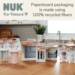 Nuk Plates & Bowls|Dishes, Utensils & Food Containers*- For Nature Suction Plate & Lid, Blue
