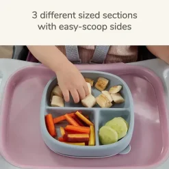 Nuk Plates & Bowls|Dishes, Utensils & Food Containers*- For Nature Suction Plate & Lid, Blue