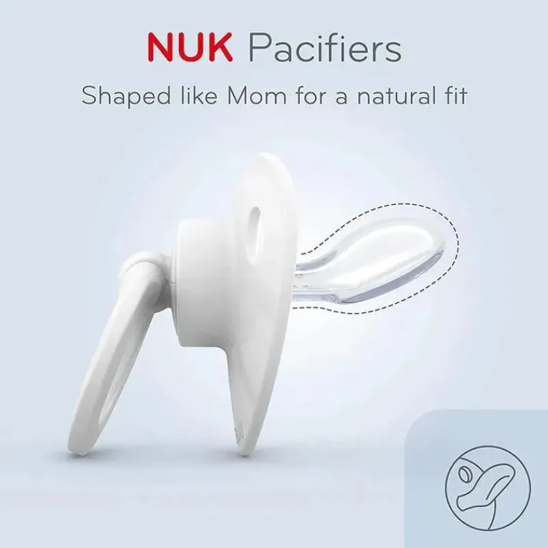 Nuk Feeding Gift Set|Straw, Sippy & Training Cups*- Simply Natural Baby Bottles with SafeTemp Gift Set, Pink, 4 Bottles, 3 Pacifiers and 2 Replacement Bottle Nipples