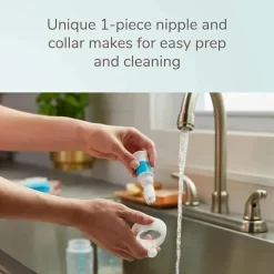 Nuk Straw, Sippy & Training Cups|Dishes, Utensils & Food Containers*- Smooth Flow Pro Anti-Colic Baby Bottle, 5oz, 1pk