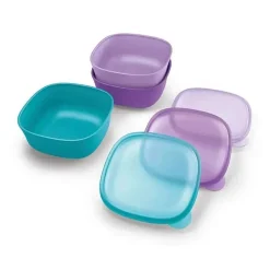 Nuk Plates & Bowls|Dishes, Utensils & Food Containers*- Stacking Bowl 3Pk Girl