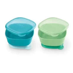 Nuk Plates & Bowls|Dishes, Utensils & Food Containers*- Suction Bowls 2Pk Neutral