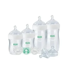 Nuk Gifts From $25 To $50|Feeding Gift Set*Simply Natural Bottle Gift Set With Safe Temp-9Pc
