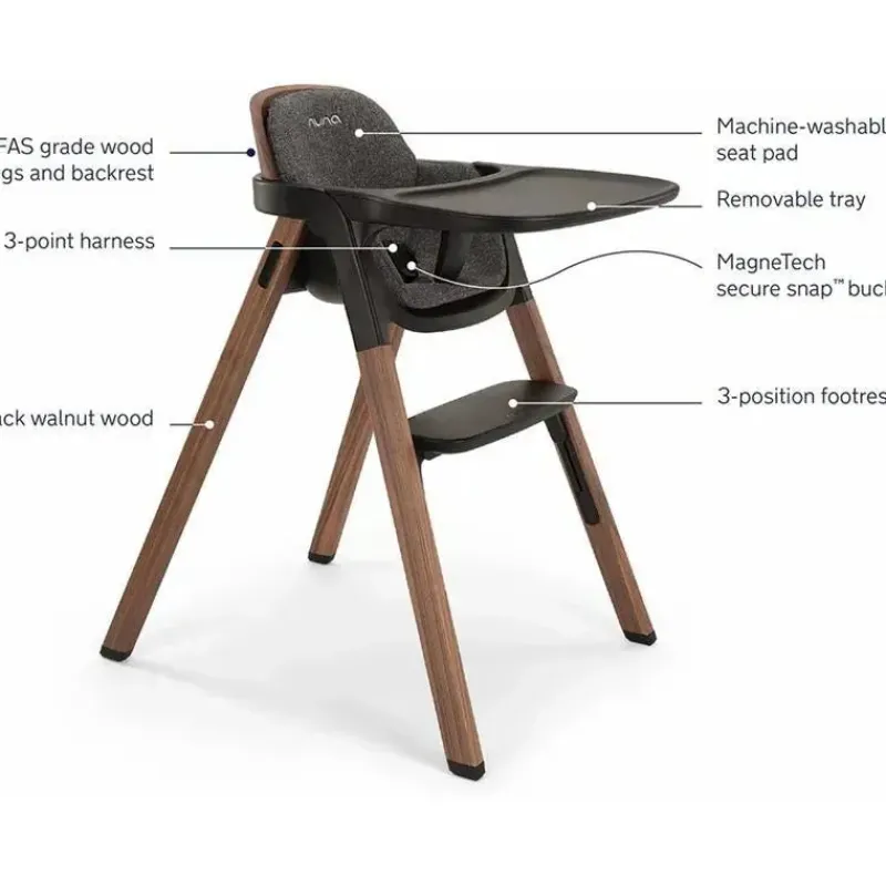 Nuna High Chair*- Bryn High Chair,Sanderson