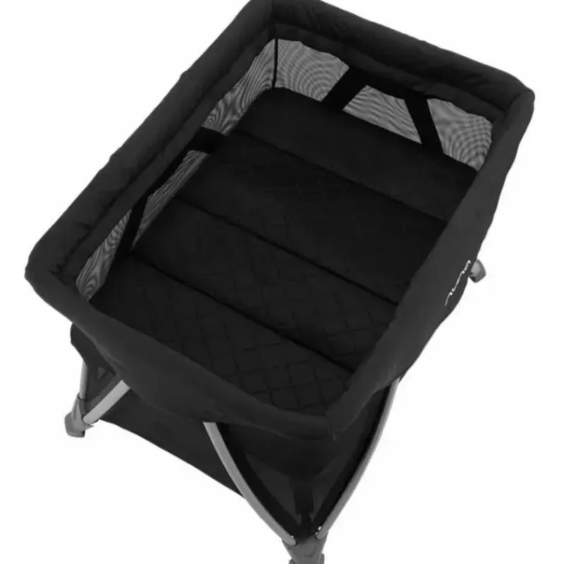 Nuna Playards*- Caviar SENA Aire Playard with Zip-Off Bassinet