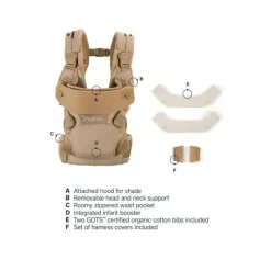 Nuna Front, Hip And Backpack Carriers*- Cudl Baby Carrier, Softened Camel