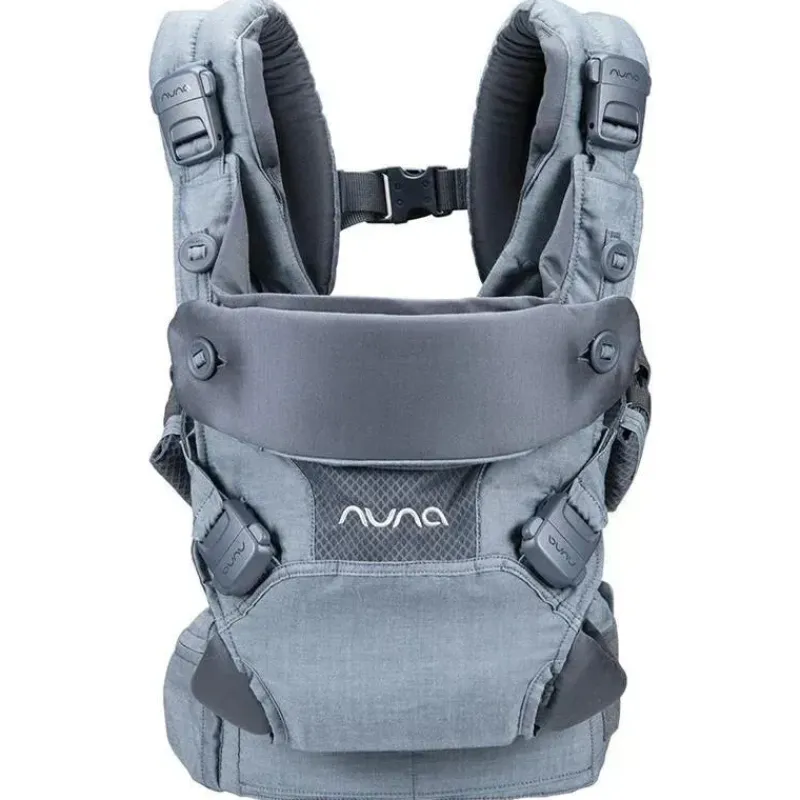 Nuna Front, Hip And Backpack Carriers*- CUDL 4-in-1 Carrier, Denim