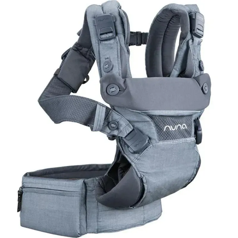 Nuna Front, Hip And Backpack Carriers*- CUDL 4-in-1 Carrier, Denim