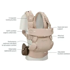 Nuna Front, Hip And Backpack Carriers*- Cudl Luxe Carrier Softened, Pearl