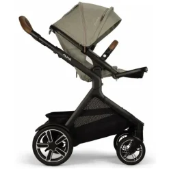 Nuna Single To Double Strollers*- DEMI Next Stroller with Rider Board, Hazelwood