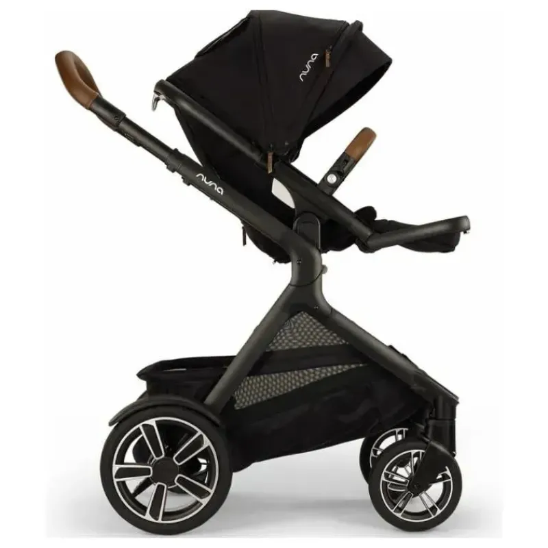 Nuna Single To Double Strollers*- DEMI Next Stroller with Rider Board, Caviar