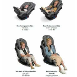 Nuna Convertible Car Seats*- EXEC All-In-One Convertible Car Seat, Granite