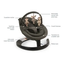 Nuna Bouncers, Swings & Rockers*- Leaf Grow Bouncer, Forest
