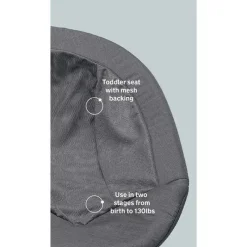 Nuna Bouncers, Swings & Rockers*- Leaf Grow Bouncer, Granite