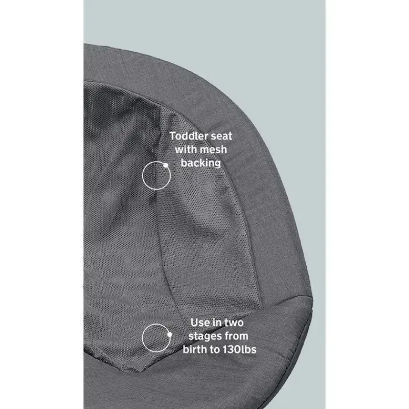 Nuna Bouncers, Swings & Rockers*- Leaf Grow Bouncer, Granite