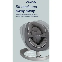 Nuna Bouncers, Swings & Rockers*- Leaf Grow Bouncer, Granite