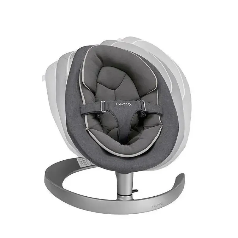 Nuna Bouncers, Swings & Rockers*- Leaf Grow Bouncer, Granite