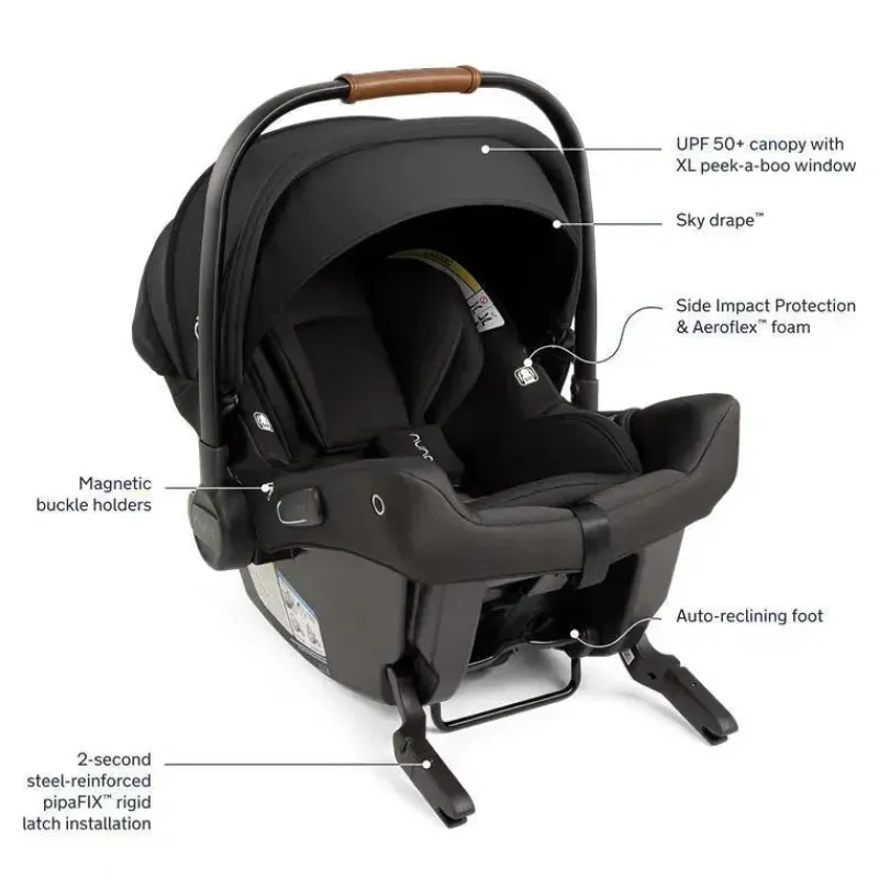 Nuna Travel Systems*- Mixx Next + Pipa Urbn Travel System, Caviar