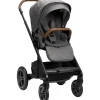 Nuna Single Strollers*- Mixx Next Stroller With Magnetic Buckle, Granite