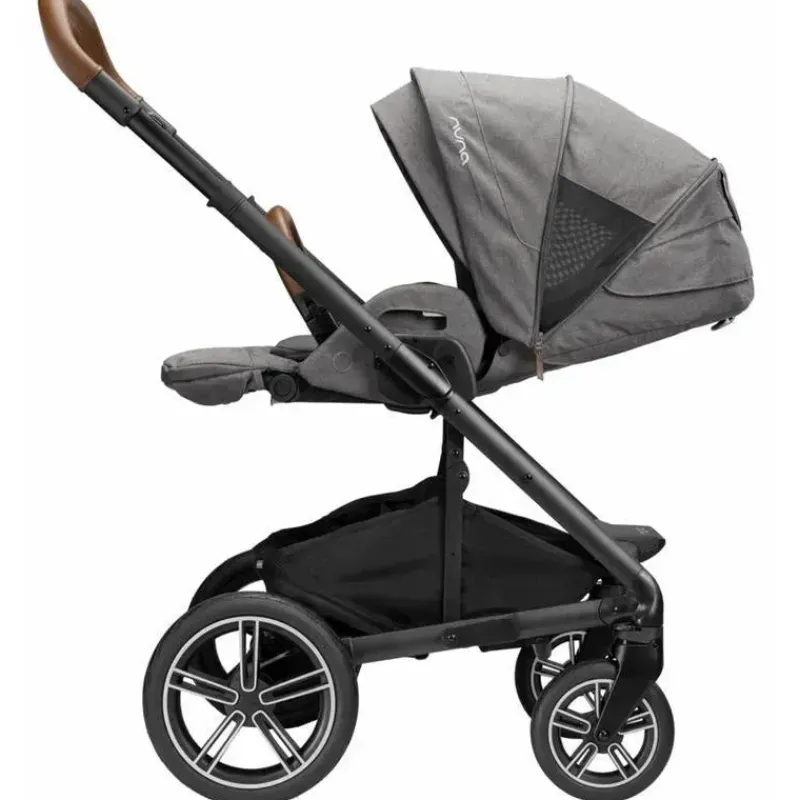 Nuna Single Strollers*- Mixx Next Stroller With Magnetic Buckle, Granite