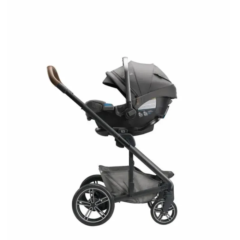 Nuna Travel Systems*- MIXX Next with Magnetic Buckle + Pipa RX Infant Car Seat Bundle, Granite