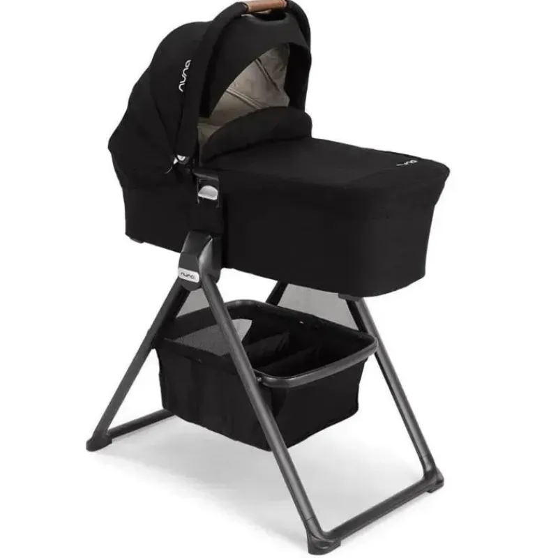 Nuna Bassinets & Carrycots*- MIXX Series Bassinet + Stand, Caviar