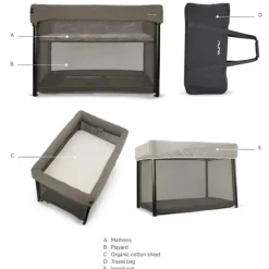 Nuna Playards*- Paal Playard, Granite