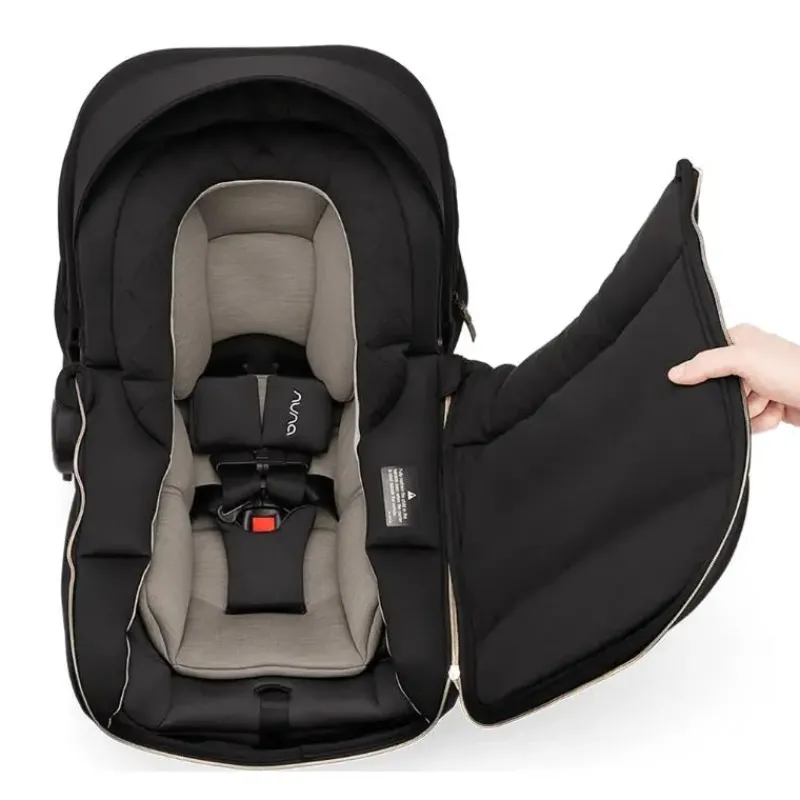 Nuna Car Seat Buntings, Canopies & Cushions|Footmuffs & Blankets*- Pipa Series Winter Footmuff Caviar