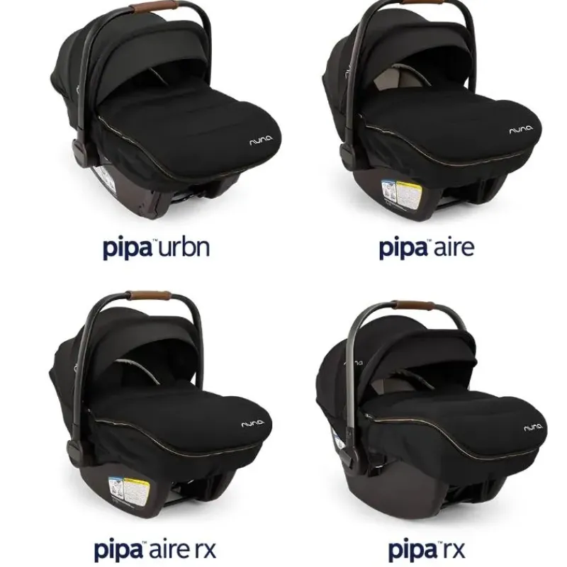 Nuna Car Seat Buntings, Canopies & Cushions|Footmuffs & Blankets*- Pipa Series Winter Footmuff Caviar