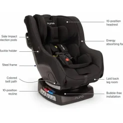 Nuna Convertible Car Seats*- Rava Convertible Car Seat - Caviar