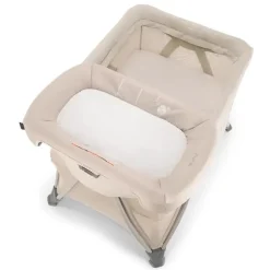 Nuna Playards*- Sena Aire W New Zip-Off Bassinet + Changer, Biscotti