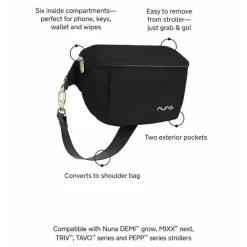 Nuna Storage & Organizers*- Sling Bag Caviar
