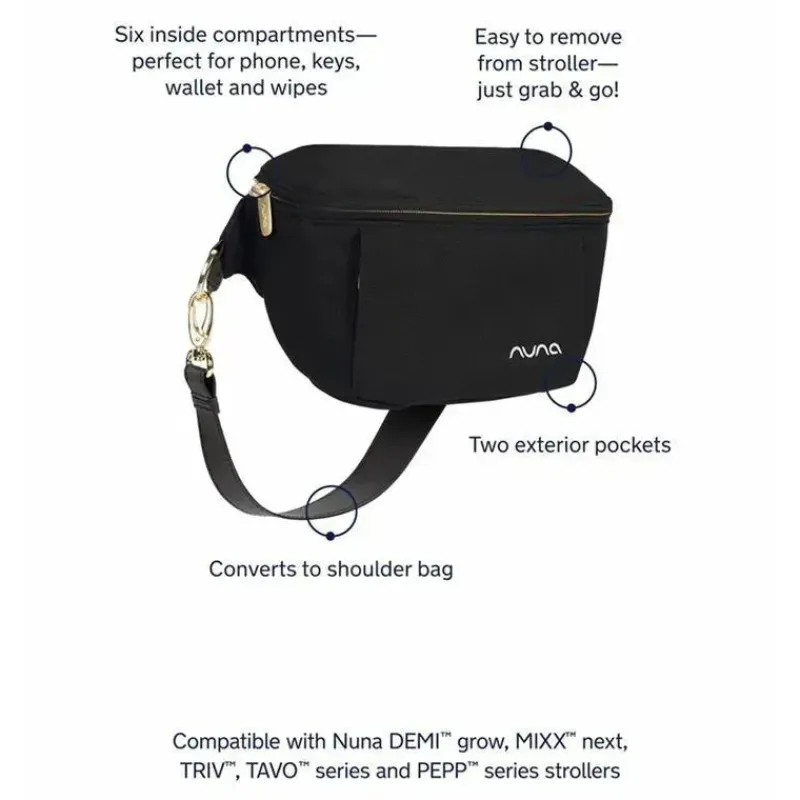 Nuna Storage & Organizers*- Sling Bag Caviar