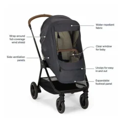 Nuna Weather Shields & Nets*- Stroller Wind Cover Indigo
