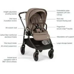 Nuna Single Strollers*- Swiv Stroller, Cedar