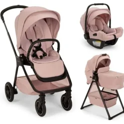 Nuna Single Strollers*- TRIV Next + PIPA Aire RX + LYTL Bassinet Travel System Bundle, Thistle