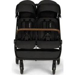 Nuna Double Strollers*- Trvl Double Stroller, Caviar