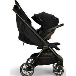 Nuna Double Strollers*- Trvl Double Stroller, Caviar
