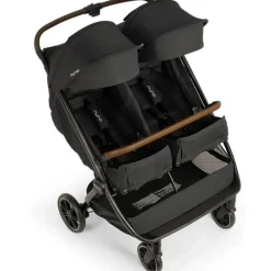 Nuna Double Strollers*- Trvl Double Stroller, Caviar