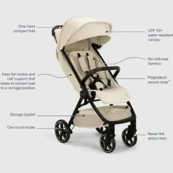 Nuna Single Strollers*- TRVL LX Stroller BMW Special Edition, Mica